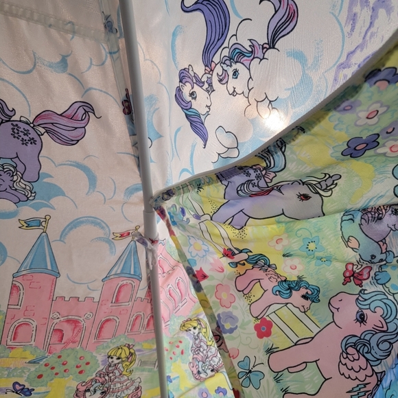 My Little Pony Hide N Sleep Play Tent for the Bed Twin Size - Hasbro 1985 READ** - Picture 8 of 11